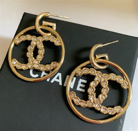 chanel hoop earrings uk|square hoop earrings for women.